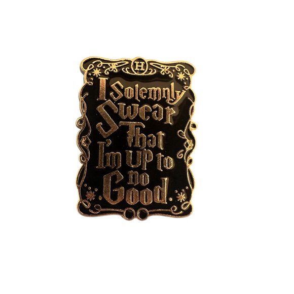 I SOLEMNLY SWEAR Mischief Harry Potter Enamel Pin NEW NWOT - Picture 3 of 4